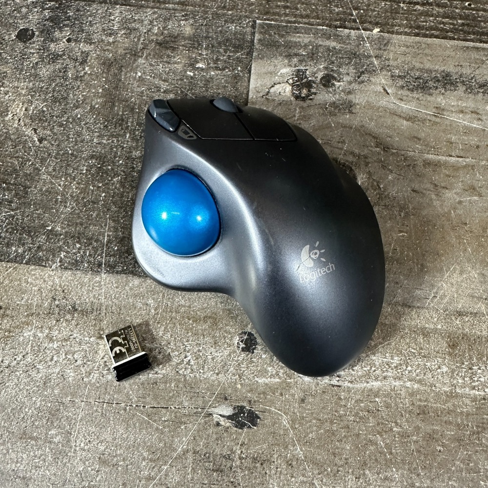 Logitech M570 Wireless Trackball Mouse Black with Dongle